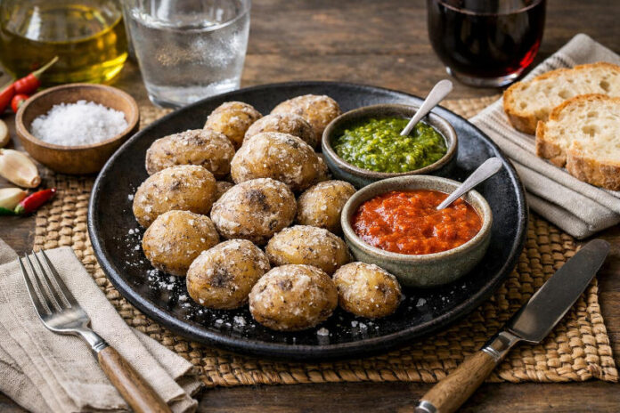 Papas arrugadas Mojo picón recept