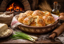 Poaca étel recept, román töltött kelt tészta - gasztronómia, receptek