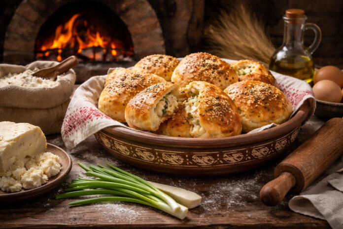 Poaca étel recept, román töltött kelt tészta - gasztronómia, receptek