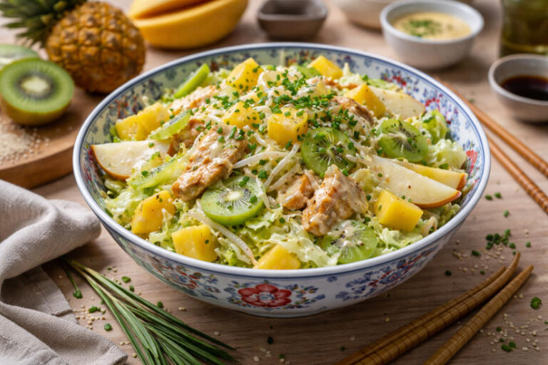 Kínai kel saláta curry öntettel recept - gastronomy