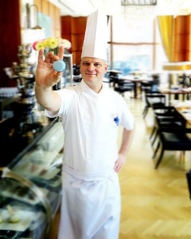 Ezüstérmes a Four Seasons Gresham Étterem macaronja