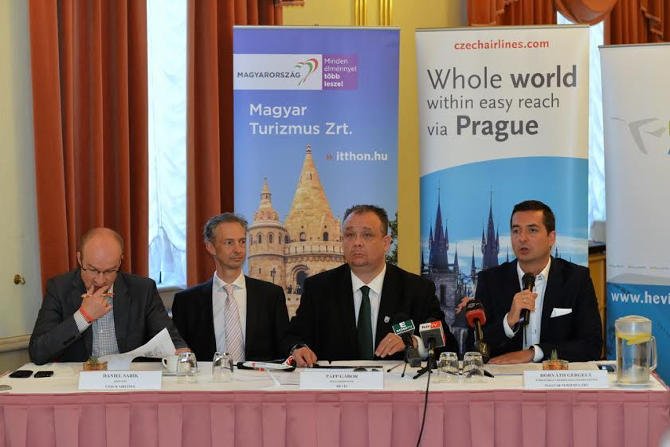 Új légi összeköttetés Prága és Hévíz, Balaton között