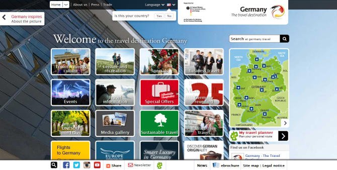 germany.travel weboldal