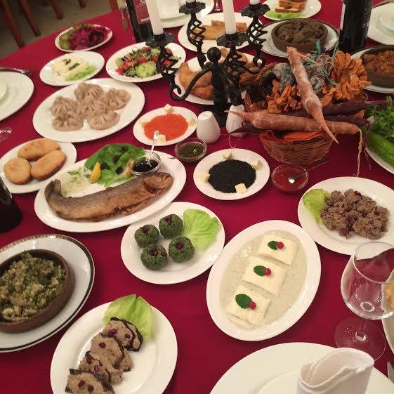 Aragvi Grúz étterem ízelítő