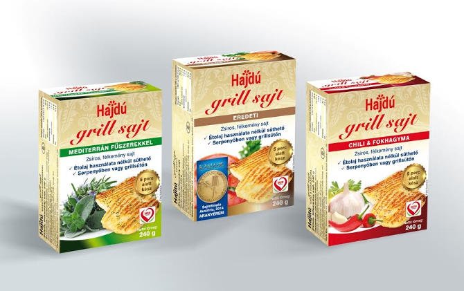 Mától a tévé képernyőkön is hódít a Hajdú grill sajt
