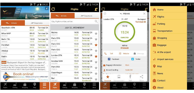 BUD Airport: praktikus mobil applikáció utazóknak!