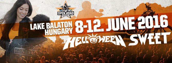 A Helloween és a The Sweet érkezik az Open Road Festre