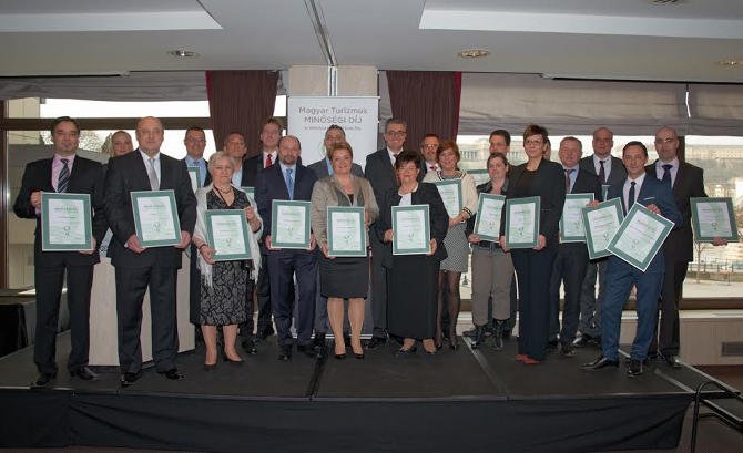 Magyar Turizmus Minőségi Díj 2015 Magyar Turizmus Minőségi Díj 2015
