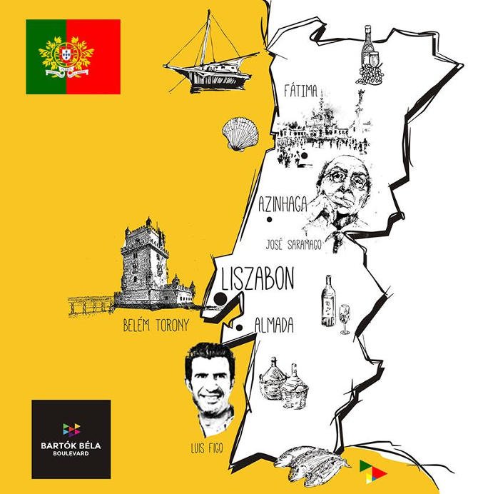 Portugál ínyencségek Buda kulturális főutcáján