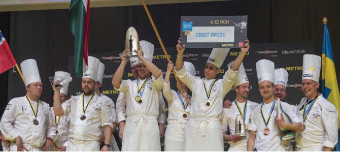 Széll Tamás a Bocuse d’Or Europe döntőjének győztese Széll Tamás a Bocuse d’Or Europe döntőjének győztese!