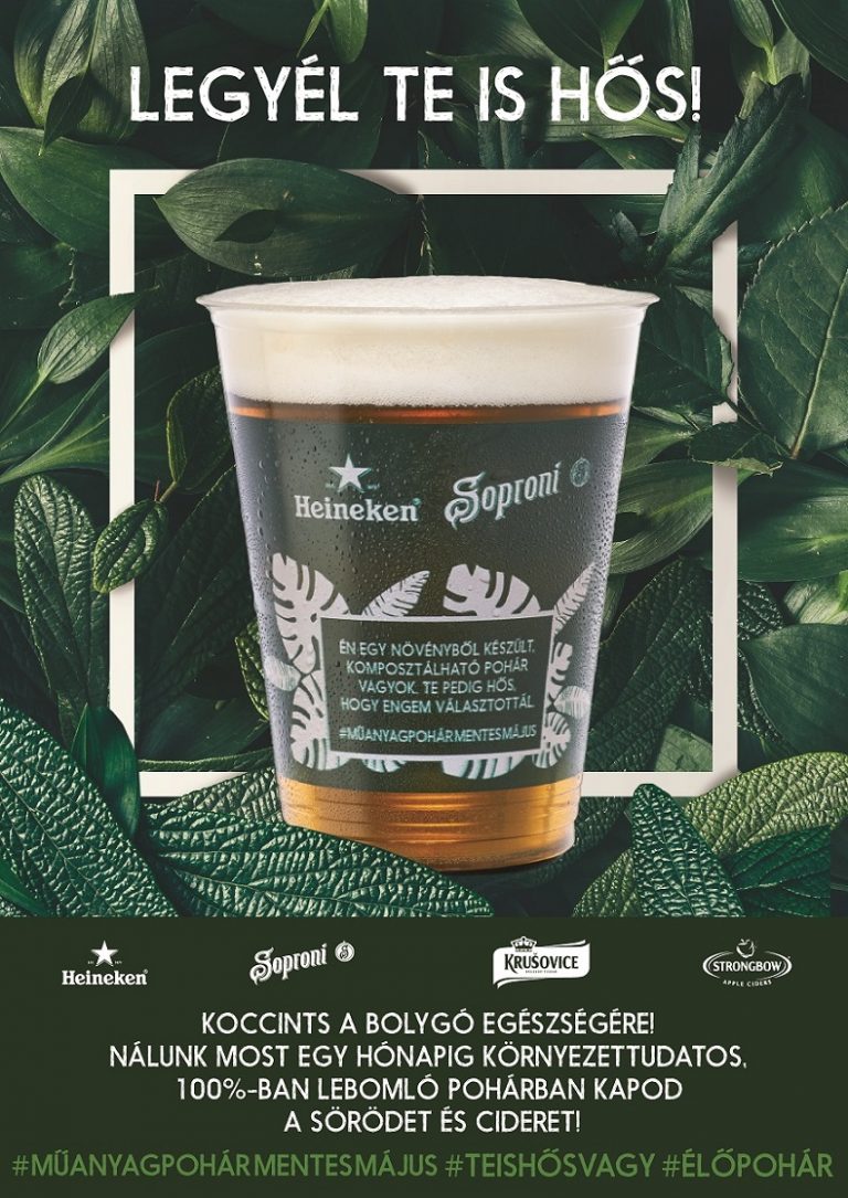 Lebomló söröspohárral indítja a májust a Heineken