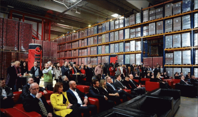 Több mint harmincezer raklap fér el a Hell új raktárában