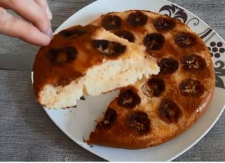 Egyszerű banános pite recept