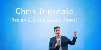 Chris Dinsdale a Budapest Airport élén
