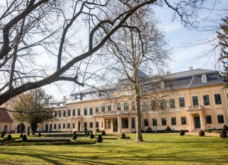 A gyulai Almásy-kastély 2021. március 19-én