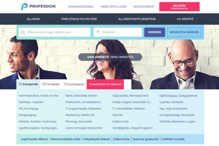 Profession.hu állásportál