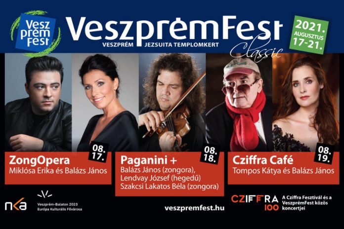 VeszprémFest 2021 zenei fesztivál