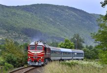 Szergej, retro vonat