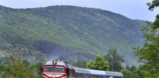 Szergej, retro vonat