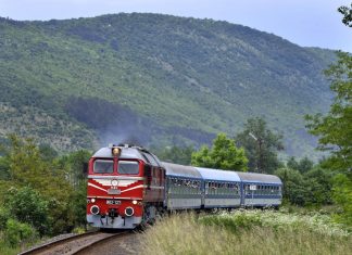 Szergej, retro vonat