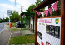 Mark Cavendish buszmegálló Zámolyban Mark Cavendish buszmegálló Zámolyban