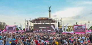 Giro d'Italia, Budapest, Hősök tere
