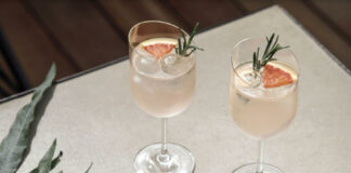 Nagy nyári pohárválasztó pohár terítés - gasztronómia