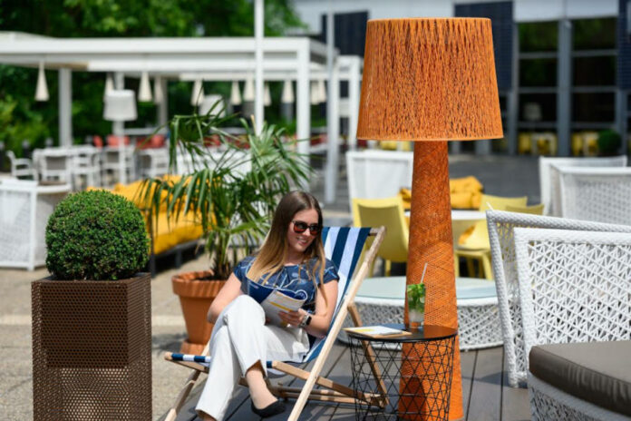 Hotel Helia, Budapest, terasz - szálloda