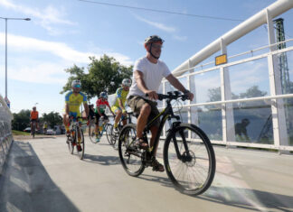 Miskolci Y-híd kerékpáros híd