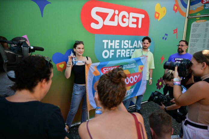 10 milliomodik Sziget Fesztivál látogató