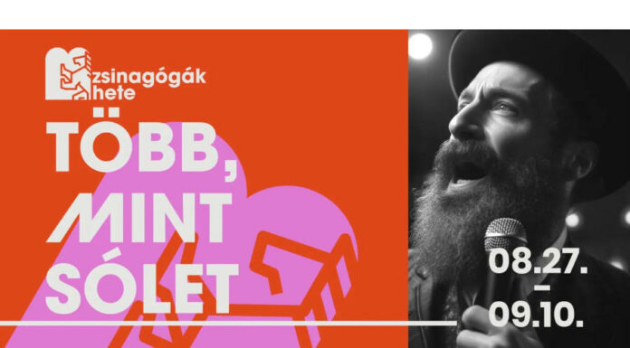 Sóletfesztivál a Zsinagógák Hete Nyitóeseménye Zsinagógák hete - Több, mint sólet