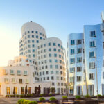 Dinamikus fejlődés a németországi beutazó turizmusban Düsseldorfi MedienHafen, Németország turizmus