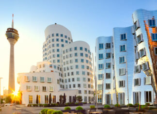 Düsseldorfi MedienHafen, Németország turizmus