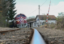 NoHab-GM M61-010-es mozdony, vasút - turizmus