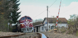 NoHab-GM M61-010-es mozdony, vasút - turizmus