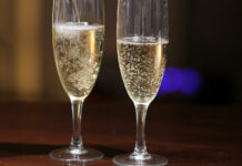 pezsgős pohár - gasztronómia