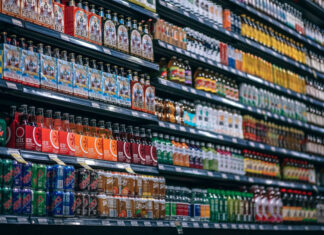 ital, kereskedelem, csomagolás