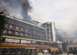 Tűz visegrádi Hotel Silvanus szálloda