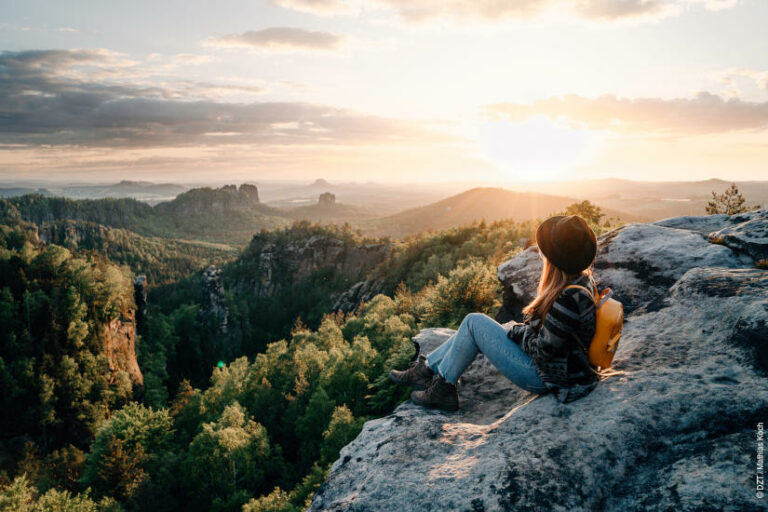 Carolafelsen kilátóhely, Bad Schandau, Németország - Turisztika