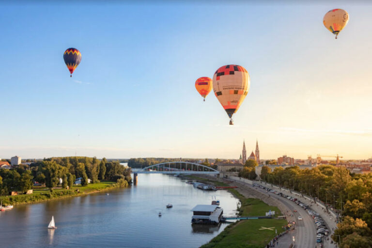 Hőlégballon verseny, Szeged - turisztika