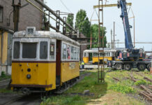 Közlekedési Múzeum, villamos motorkocsi felújítás - turisztika, tömegközlekedés