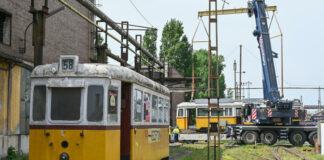 Közlekedési Múzeum, villamos motorkocsi felújítás - turisztika, tömegközlekedés