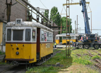 Közlekedési Múzeum, villamos motorkocsi felújítás - turisztika, tömegközlekedés