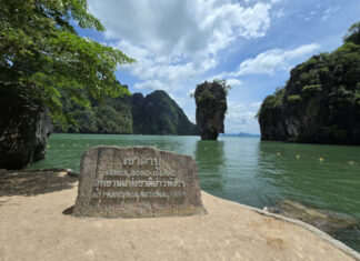 Thaiföld, Phang Nga, James Bond sziget - turisztika