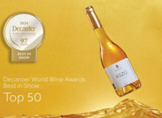 Gizella Pince 6 puttonyos 2019-es tokaji aszú - Decanter Awards - gasztro