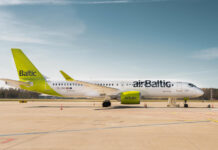 airBaltic Airbus repülőgép - LufthansaGroup - turisztika