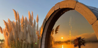 Lupa Beach téli szauna