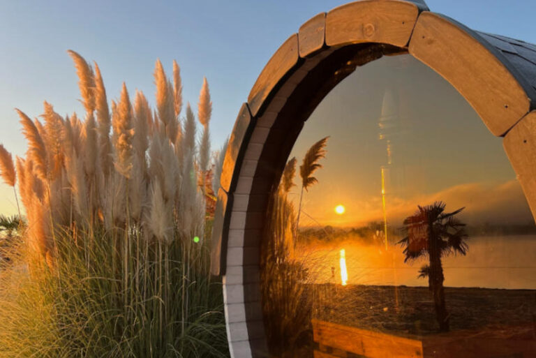 Lupa Beach téli szauna