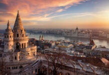 Budapest, Halászbástya, Parlament, Duna - turisztika