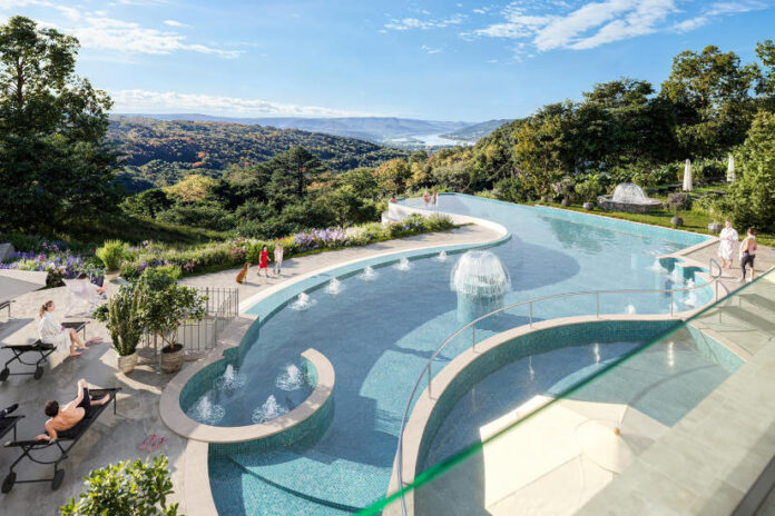 Hotel Silvanus szálloda medence, Visegrád